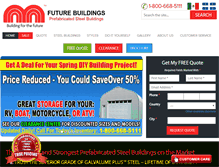 Tablet Screenshot of futurebuildings.com